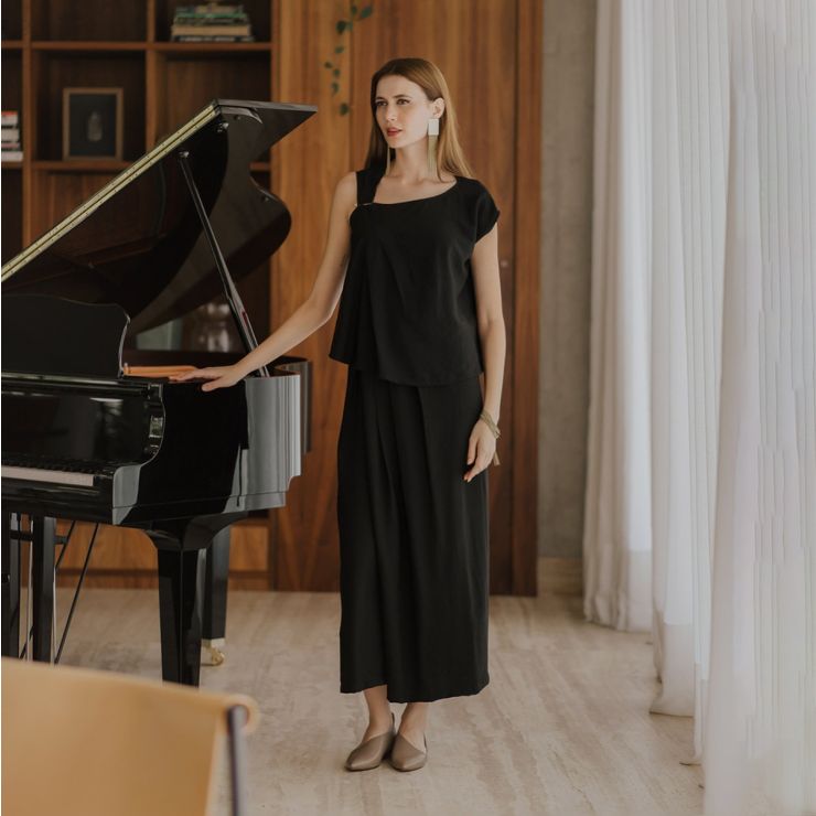 CALÇA ORIENTAL COM DOBRADURA 